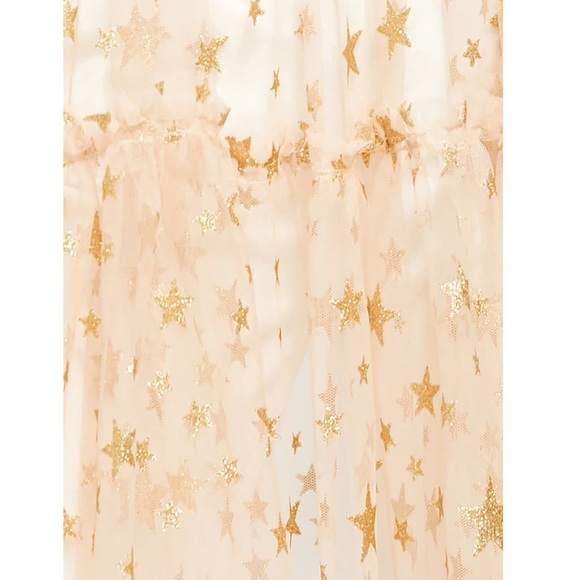 Free People Starbright Dress metallic gold bodice long tunic - Picture 15 of 16